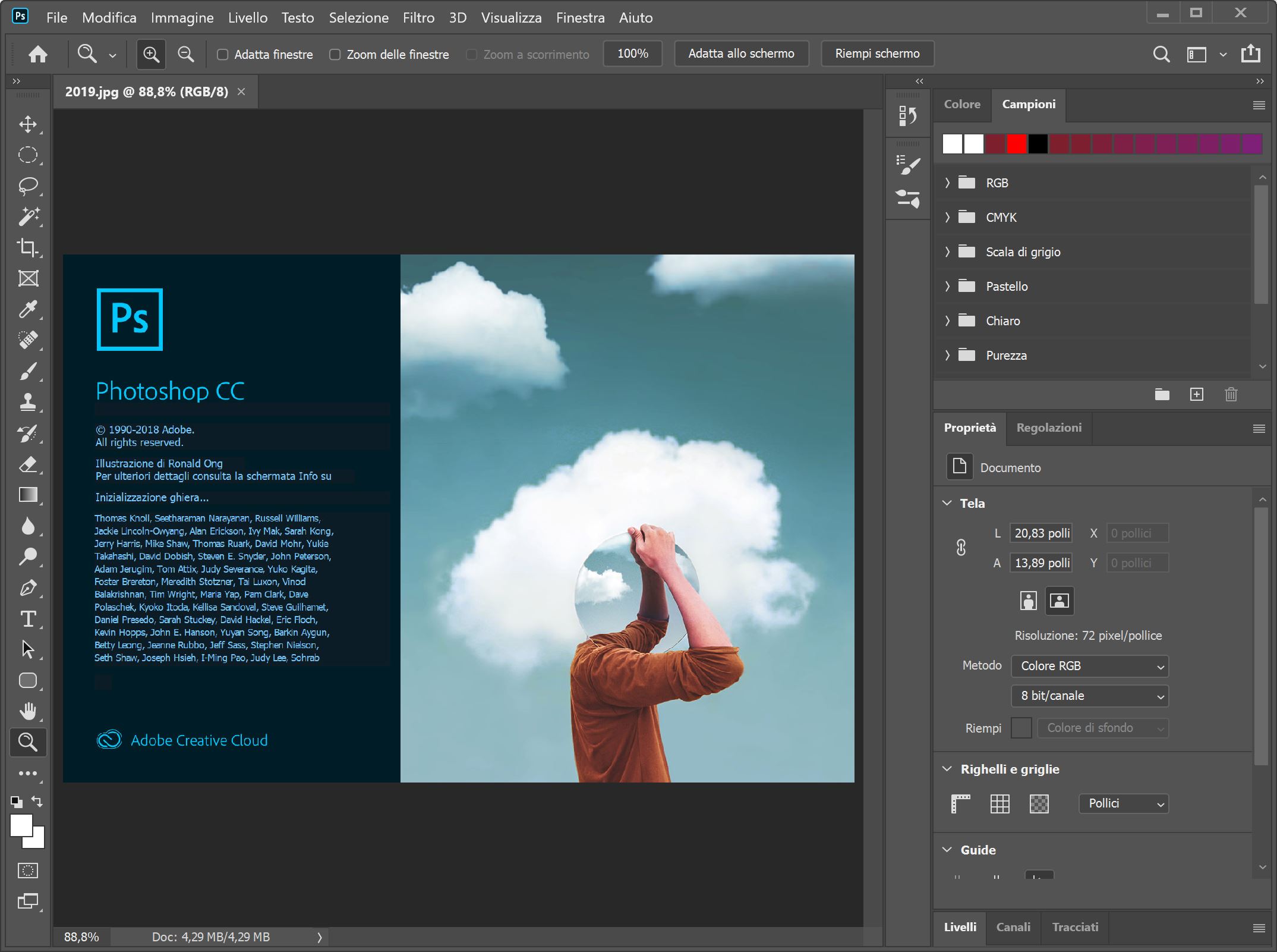 Adobe PhotoShop: 20.0.8